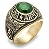   JOSTENS CLASSIC MEN'S U.S.ARMY RING - RECTANGLE STONE