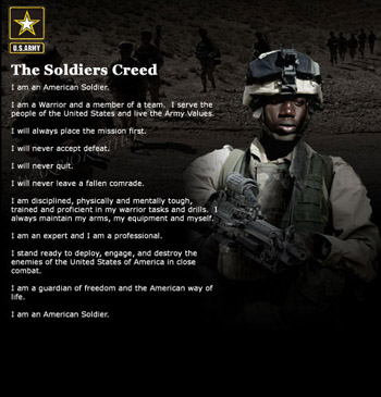nco creed army